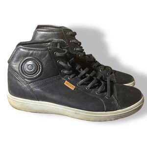 Ecco leather high top sneakers